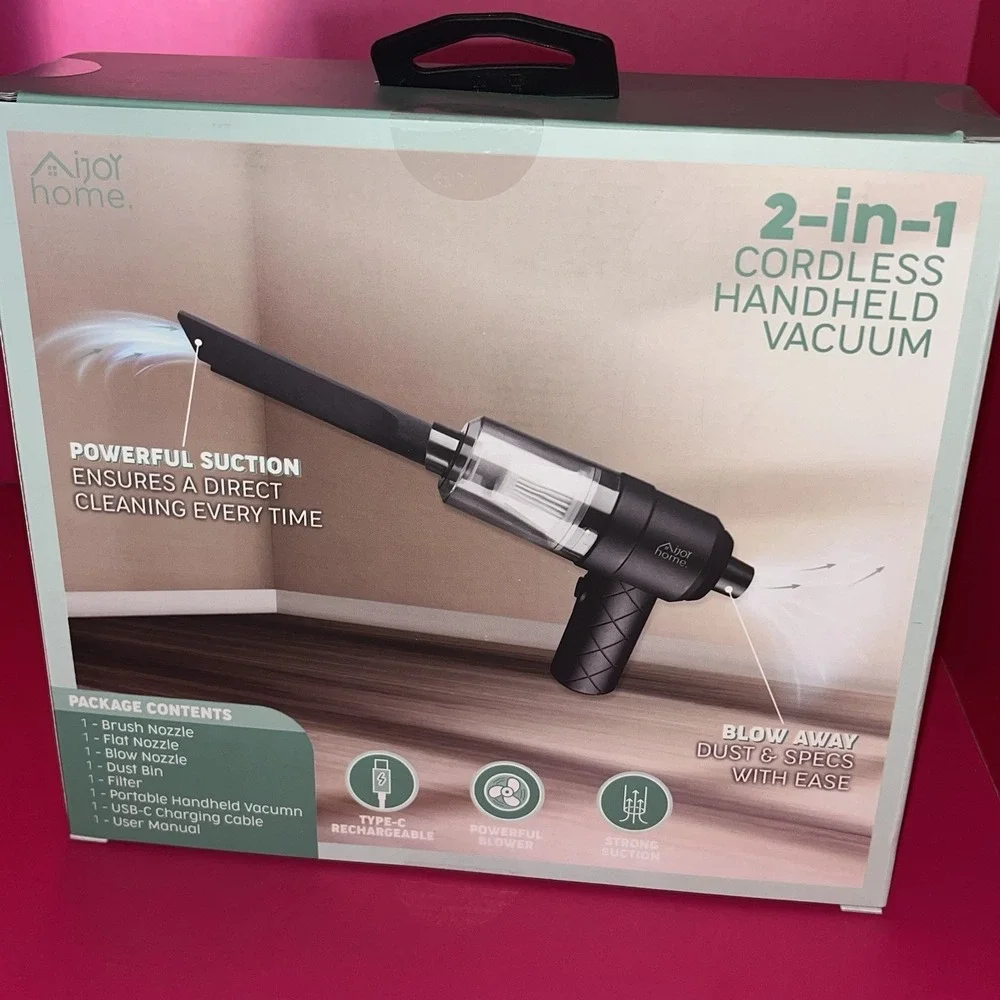 IJoy Home‎ 2-In-1 Portable Cordless Handheld Rechargeable Vacuum